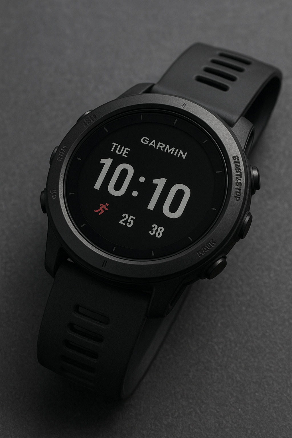 Garmin Sportuhr auf dunklem Hintergrund (1)