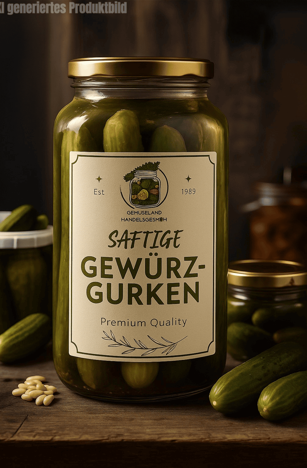Gewürzgurken 3-6 cm 1700ml